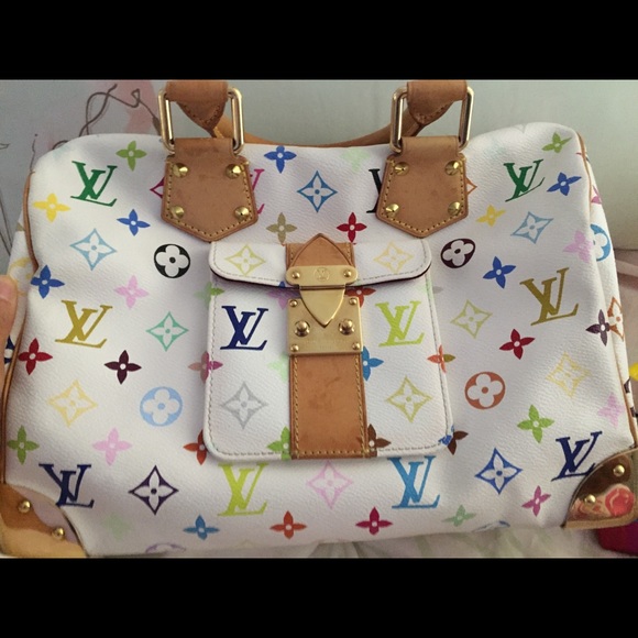 Louis Vuitton LV Multicolor Multiple colors Leather ref.622563